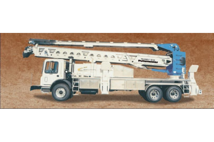 Телескопічний Стрічковий Транспортер Telebelt TB 24/80 на вантажному автомобільному шасі